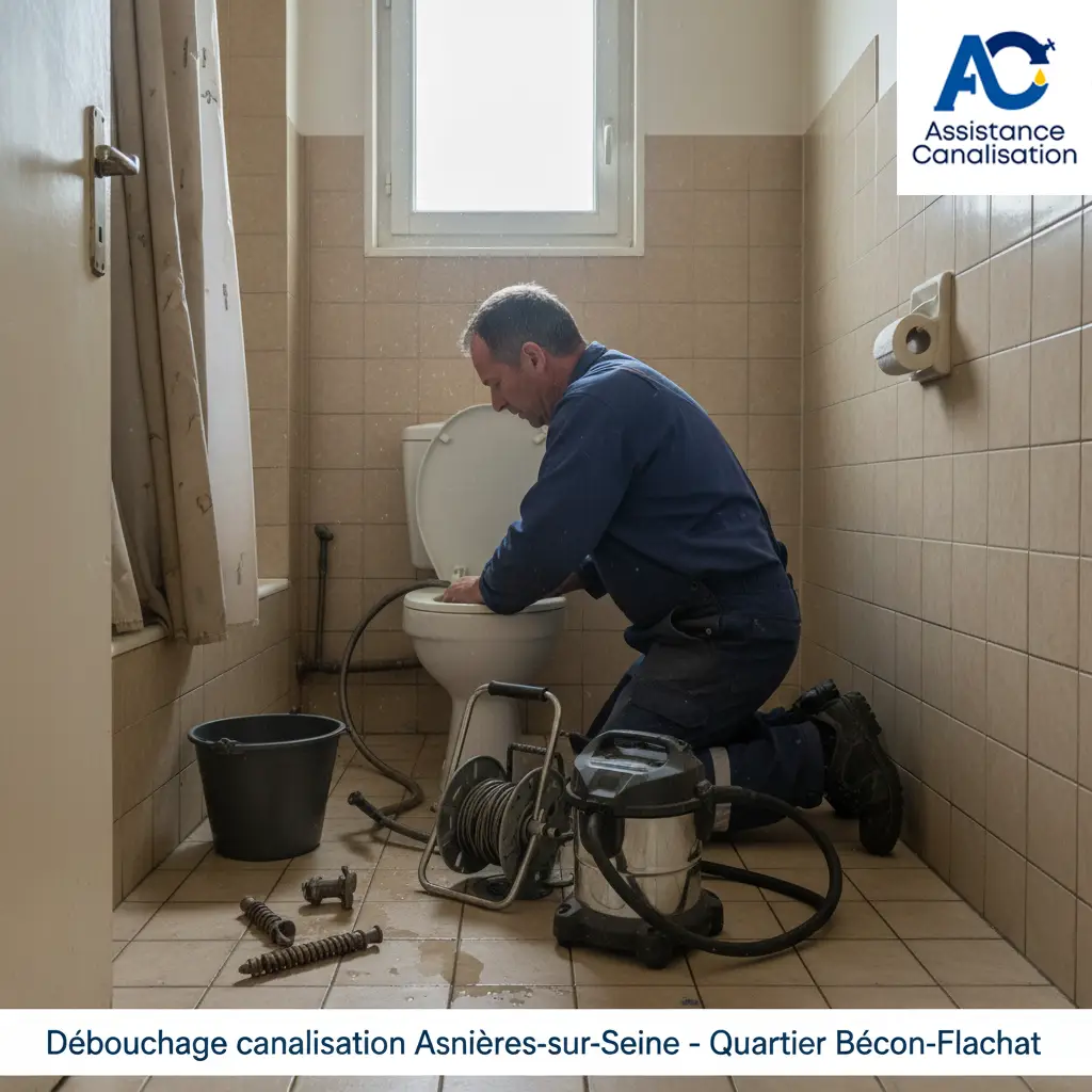 Debouchage canalisation Asnieres-sur-Seine - Assistance Canalisation