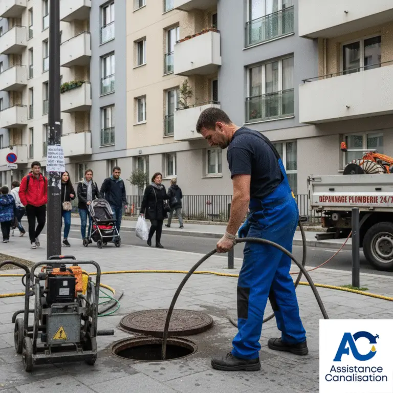 Intervention debouchage canalisation Gennevilliers